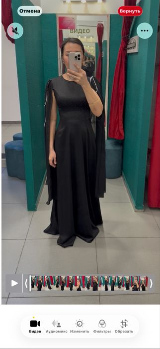 Вечернее платье черное выпускное