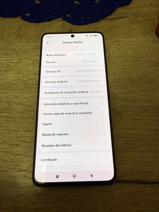 Xiaomi Redmi Note 13 Pro, 8GB RAM, 256GB, 5G, Black
