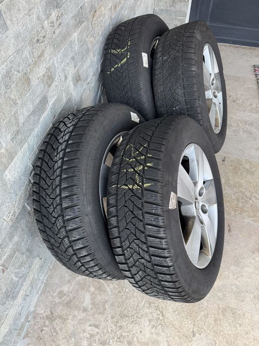 Jante aliaj 16” Skoda,anvelope iarna 215 60 16 Dunlop