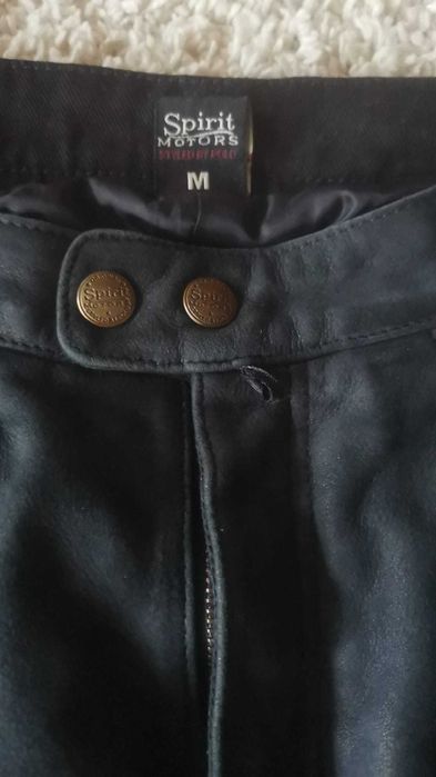 pantaloni piele moto motor spirit M 42