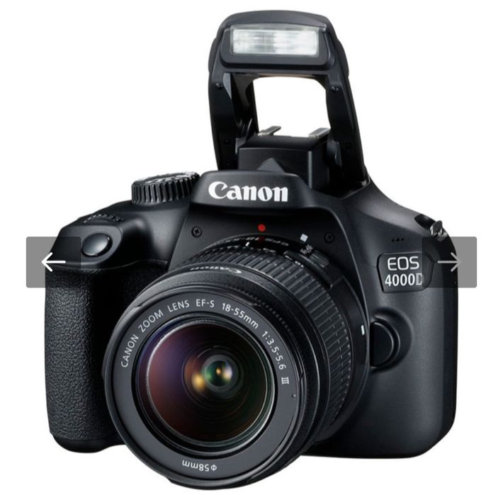 Canon EOS 4000D с 2 обектива и гаранция