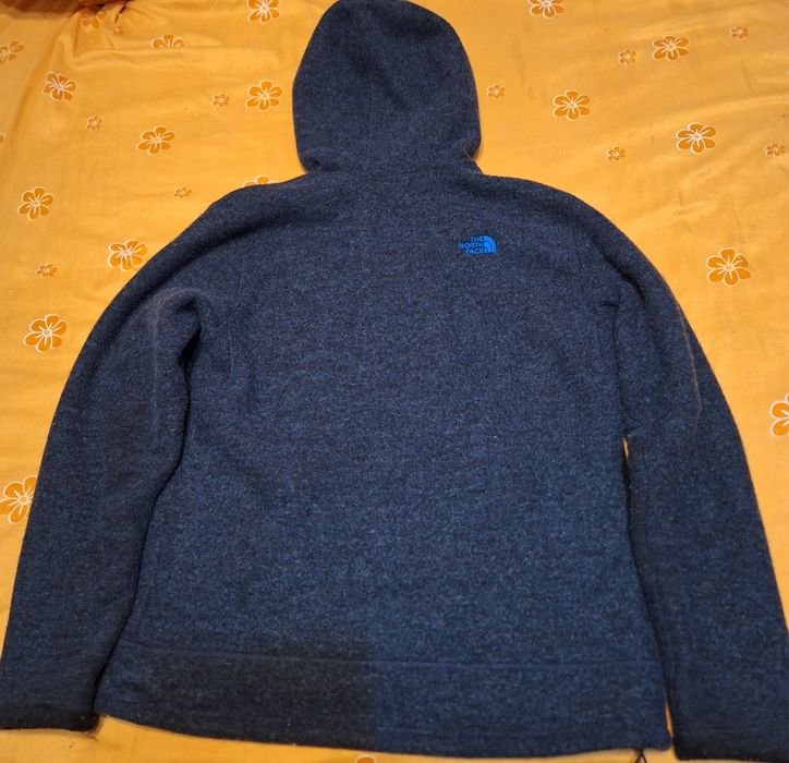 Jacheta (Hanorac) lână North Face Zermatt, bărbați  mărimea L-100% Originala.