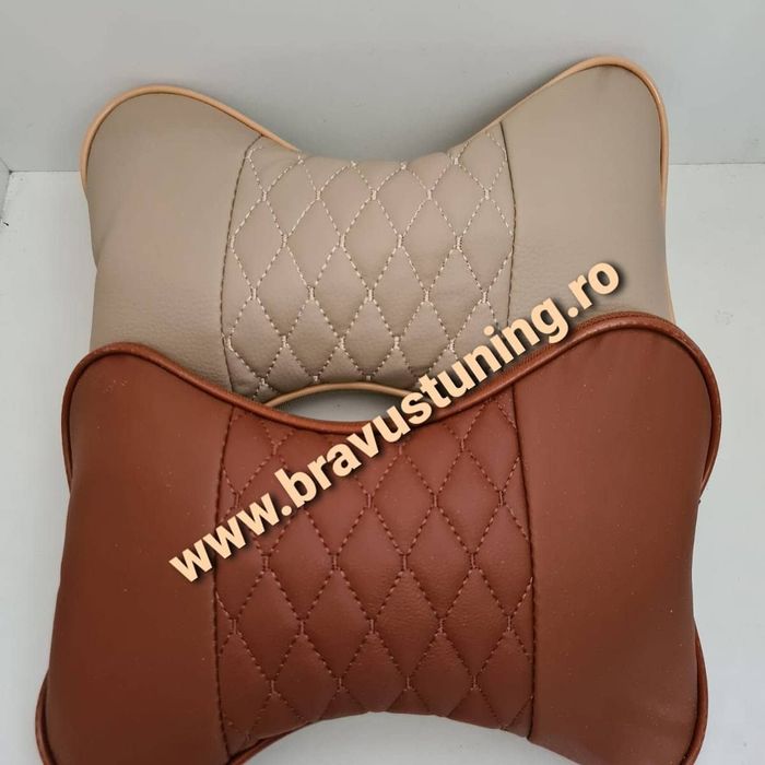 Set 2 perne tetiera auto Piele Ecologica