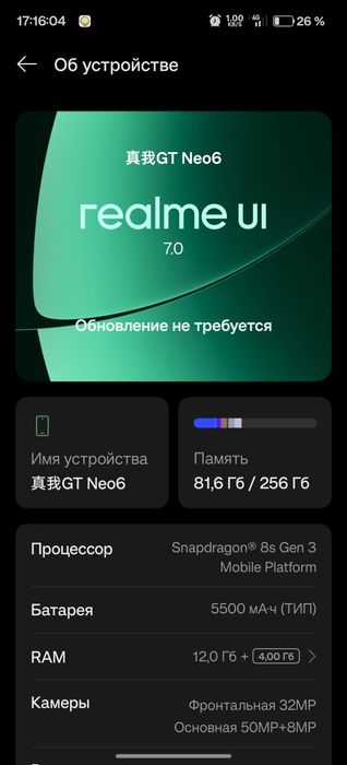 REALME GT NEO 6   24-256GB
