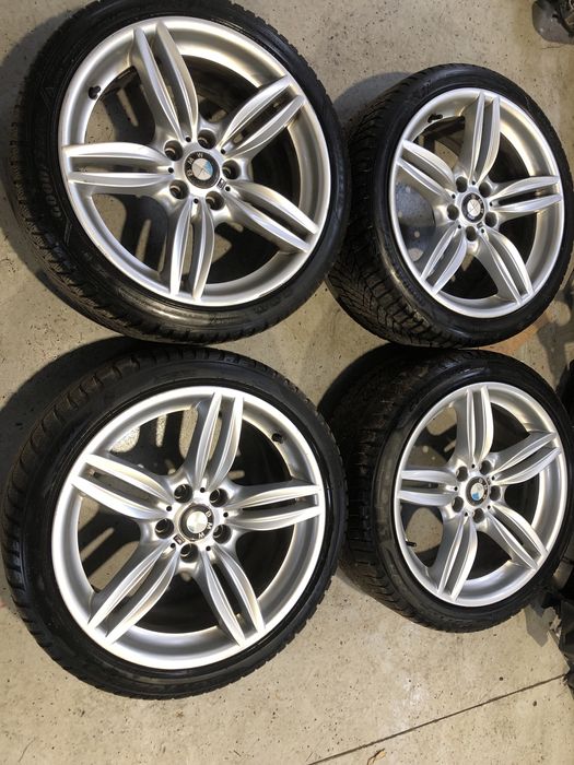 Set Jante R19 M. Bmw seria 6 Style 351M cu anvelope iarna. F10,F06,F12