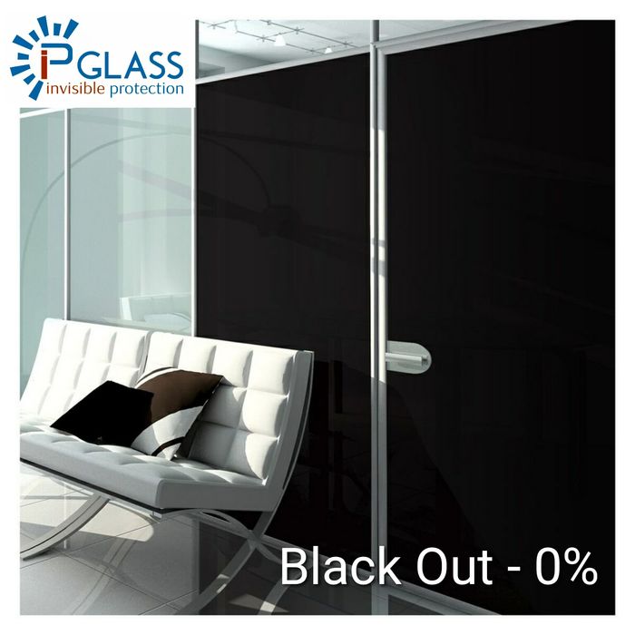 Тонировка плёнка Black Out. Пропускания видимого света 0%
