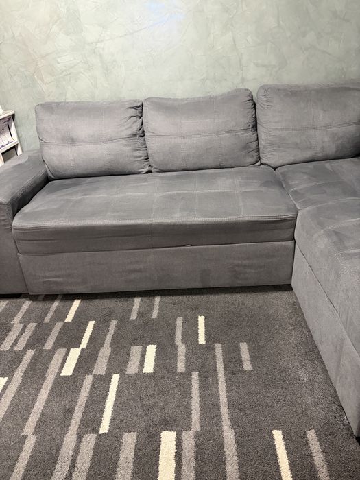 Мека мебел с функция сън и ракла с подарък топ матрак