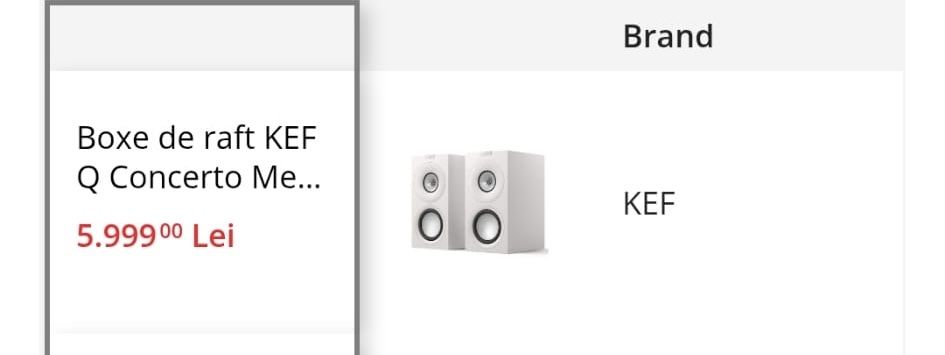 boxe KEF R100 + statie