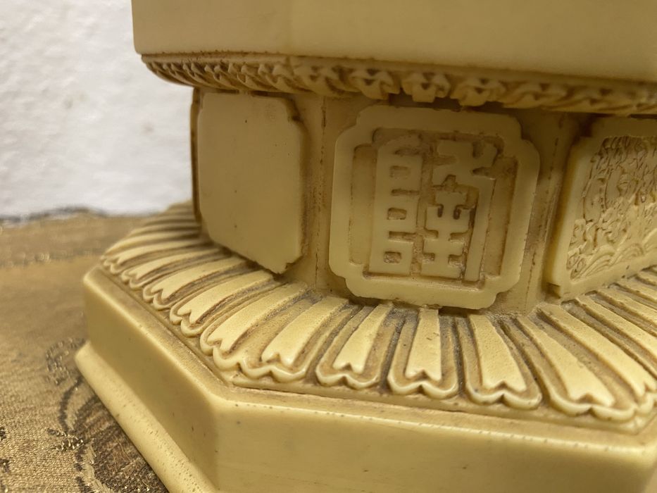 Големи китайски фигури Император и Императрица Qianlong 55 см 1930 г