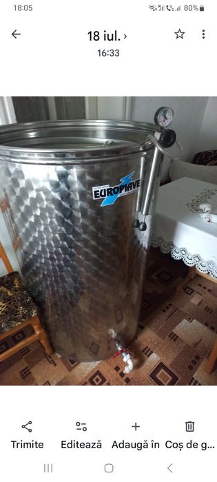 Butoi inox. Fibră. Desciorchinator. Teasc
