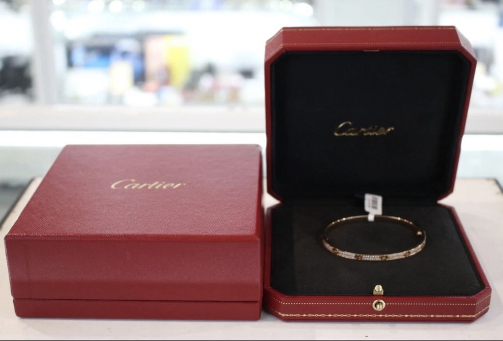 Гривна Cartier Rose Gold -16
