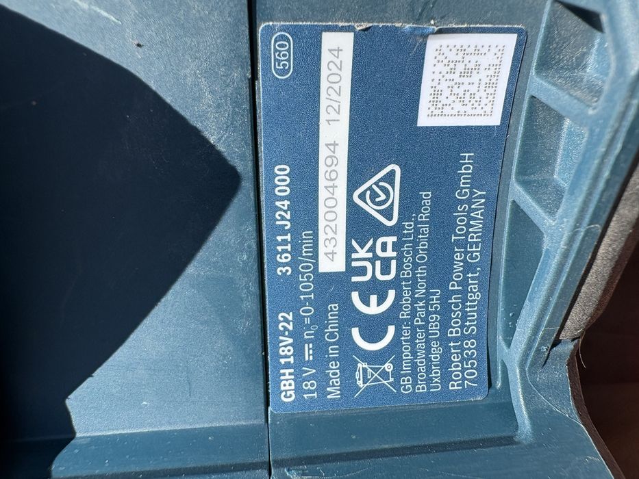 Rotopercutor Bosch GBH 18V-22