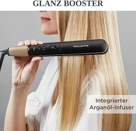 Преса за изправяне на косата Rowenta Express Shine Argan Oil SF4630F0