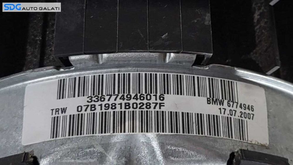 Airbag de pe Volan 3 Spite BMW Seria 3 E90 E91 2004 - 2013 Cod 336774946016 6774946 [L7628]