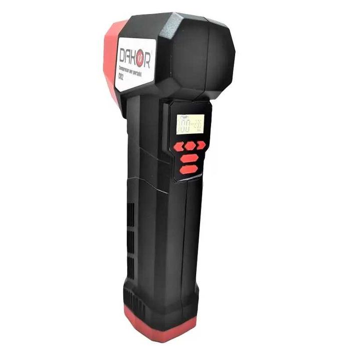 Pompa/compresor electric cu acumulator 6000mAh si alimentare priza auto, DAKOR CR2 60 PSI