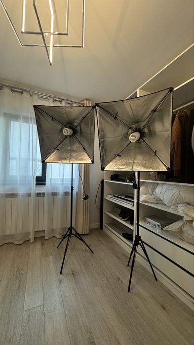 Kit de doua softboxuri, lumina de studio