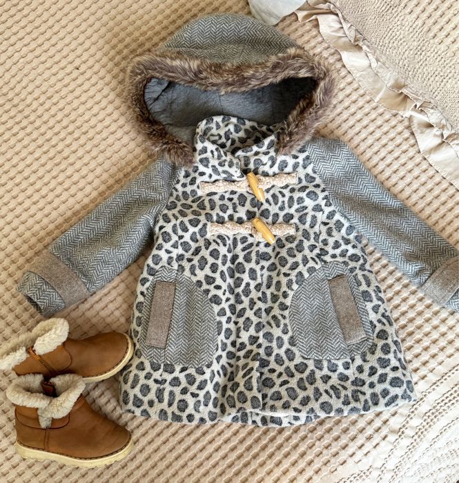 Пальто next лосины худи