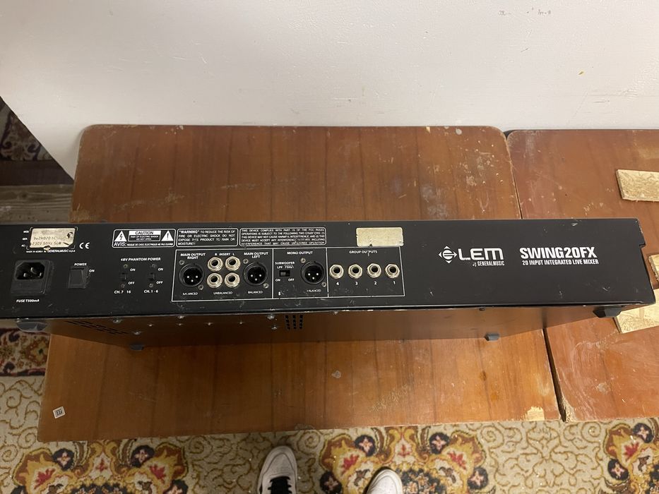 Mixer profesional LEM Swing 20 FX (Generalmusic) – 20 canale + DSP