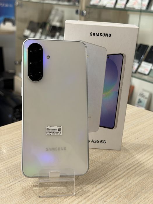 Samsung A36 5G - 256GB, 8gb RAM, White, Dual Sim - NOU/garantie !!!