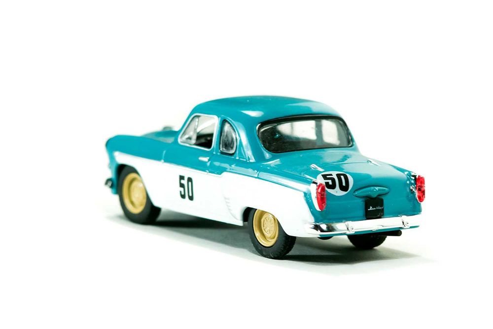 Редкая игрушка в масштабе 1:43: Москвич-407 купе, раллийный!