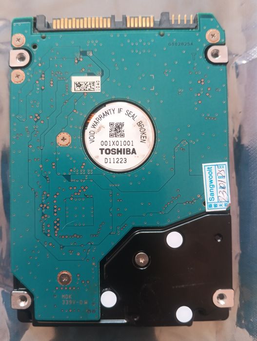 Tashiba HDD disk 250 GB Notebook uchun