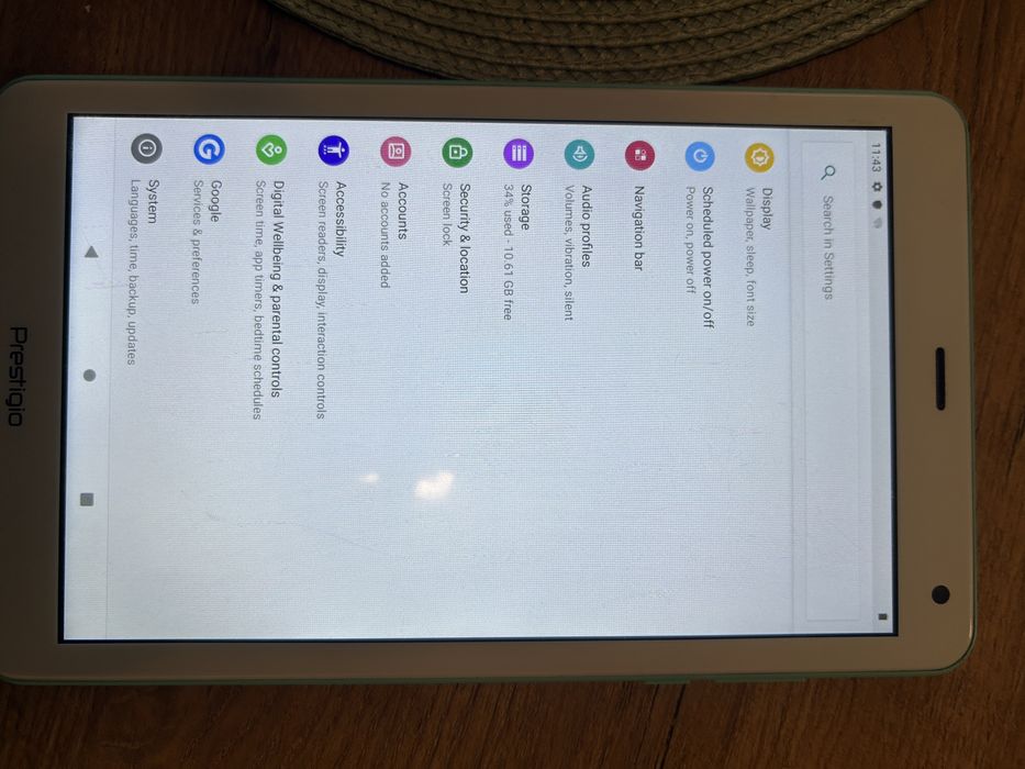 Таблет, използван с калъф