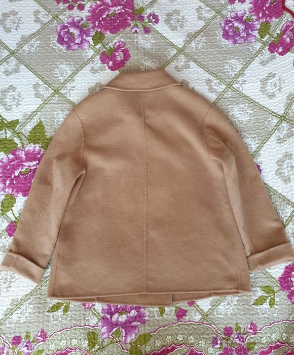 Jacheta pardesiu camel mix lana camasa bumbacPer Una Max Mara Hilfiger