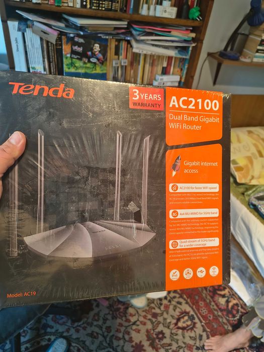 Router Wireless Gigabit TENDA AC19 AC2100