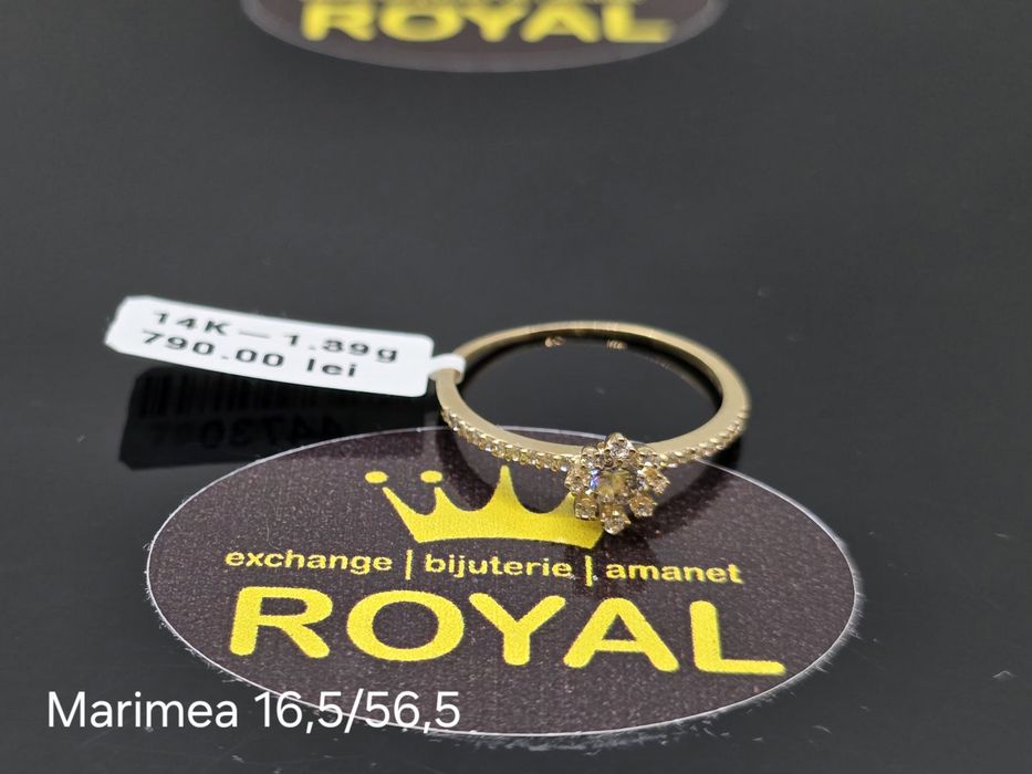 Bijuteria Royal: Inel aur 14k/1.39 gr