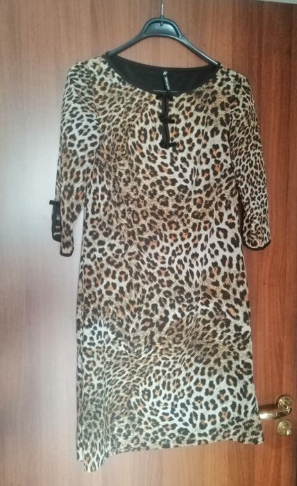 Платье женское. Принт леопард