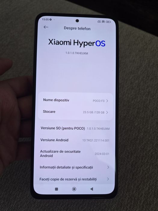Xiaomi POCO F3 5G - 6GB Ram, 128GB stocare