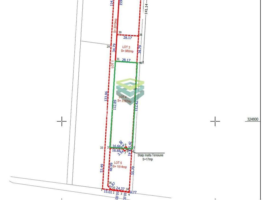 Teren Cernica - Oxigenului - Urbanism de construire-  4.624 mp