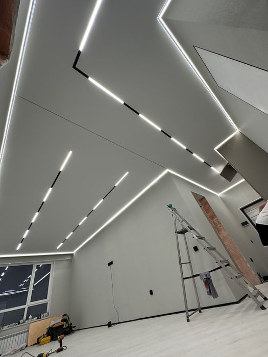 Ремонт натяжных потолков