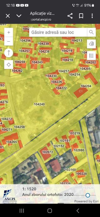 Harsova teren 500-1000 mp  sau 5100 mp de vanzare