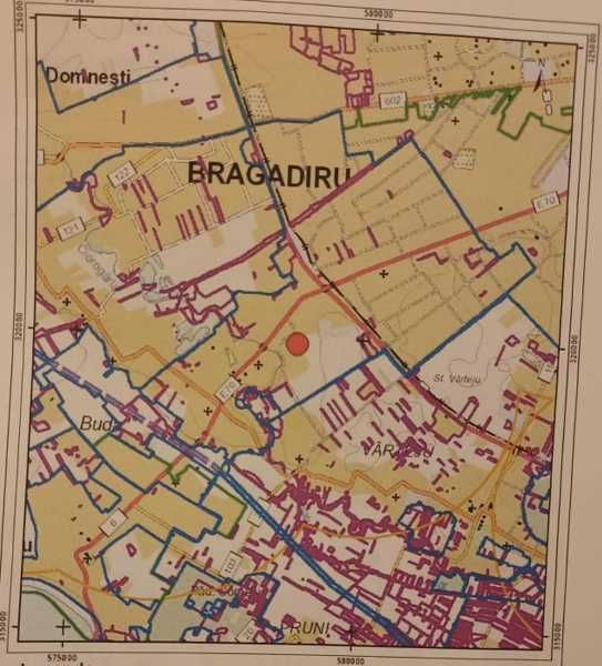 Teren intravilan 456 mp - Bragadiru – str. Dumbravei