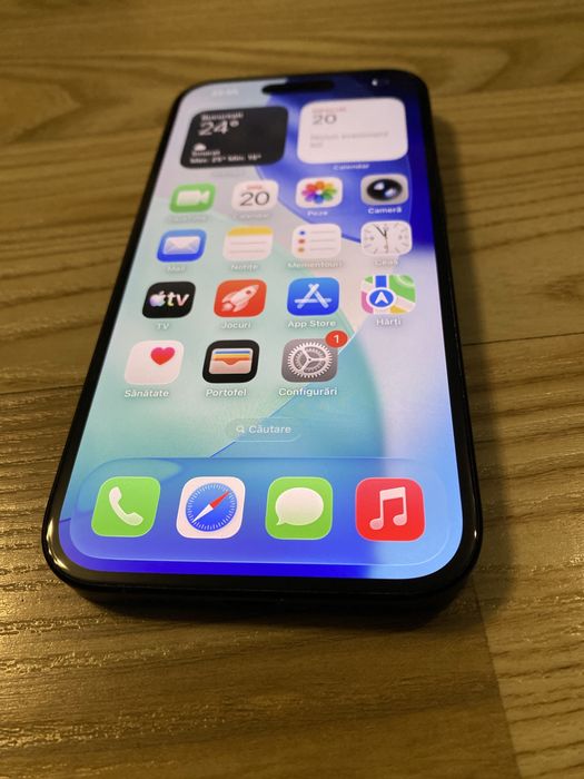 iPhone 16 Black , ca NOU , 100% Bateria , Garantie