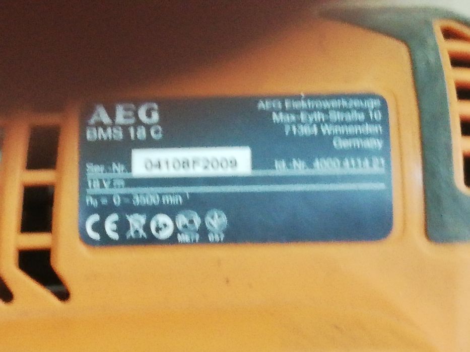 Fierastrau pendular sabie AEG BMS 18 C perfect functional
