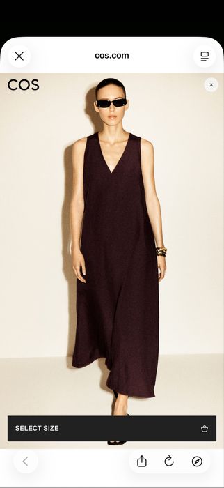 Платье COS летнее а-силуэт