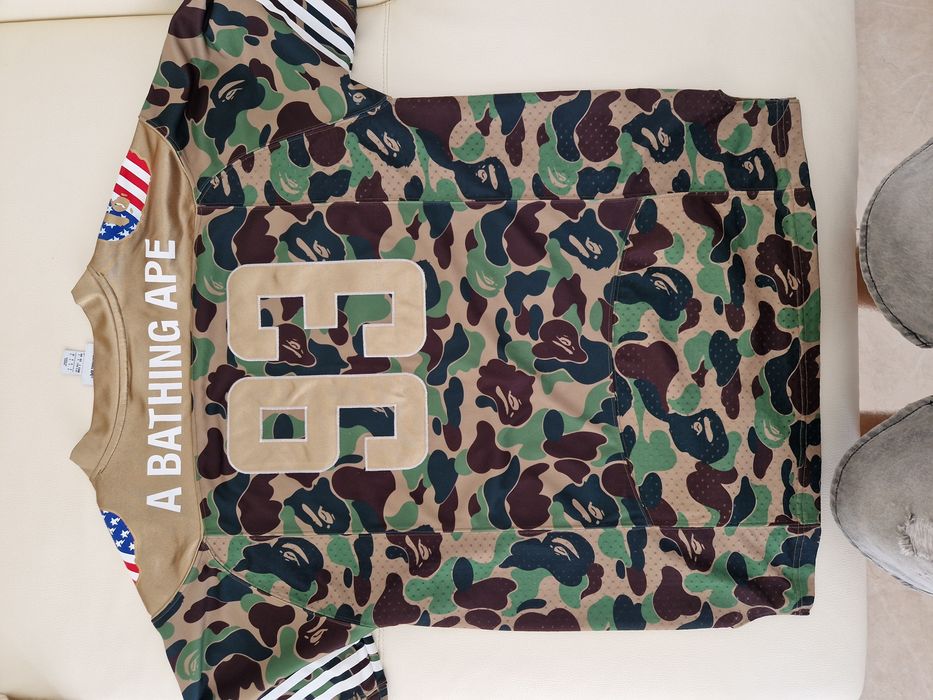 adidas x BAPE Football Jersey "Camouflage #93"