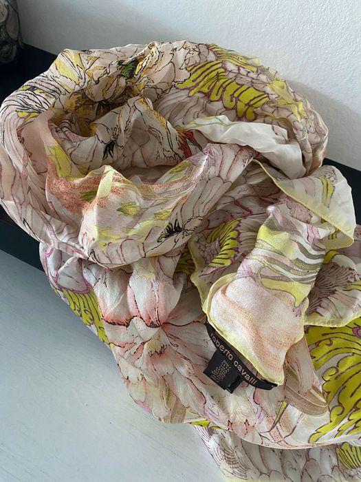 Eșarfa mătase naturală Roberto Cavalli