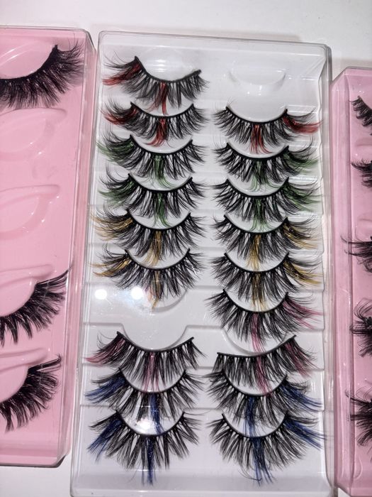 Lot Gene false manga, colorate, foxy, wispy, russian