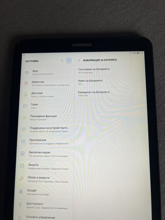 Таблет Samsung galaxy tab A 2016