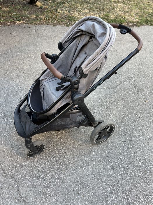 Maxi-Cosi Zelia S 3в1 + ISOFIX база – сива