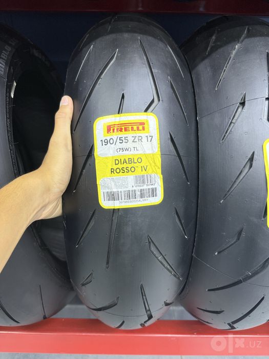 Michelin, Pirelli, Metzeller moto uchun original shinalar