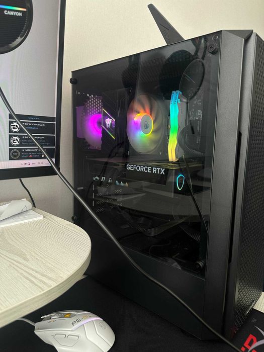 Мощный игровой компьютер ПК + монитор (готовый комплект)