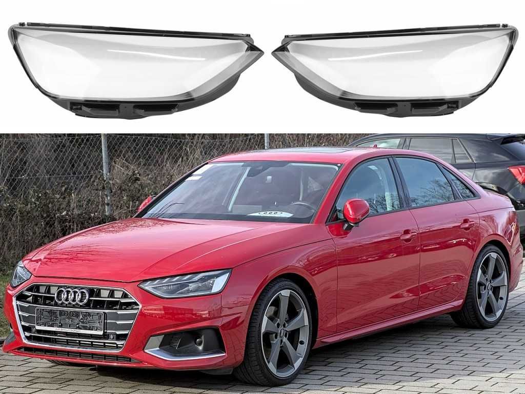 Комплект Стъкла за фарове на Audi A4 B8, A4 B9 Facelift / Ауди А4 Б8 гр ...