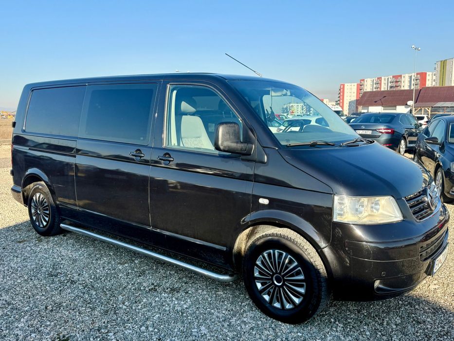 Vw t5 transporter 5 locuri xxl lung mixt 2.5 tdi 170cp