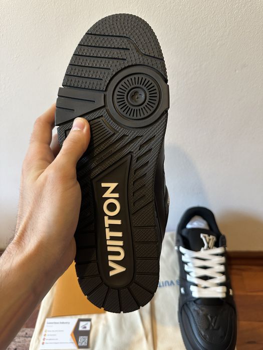 Louis Vuitton Trainer Black Embossed Monogram