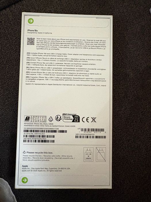 телефон iphone 16