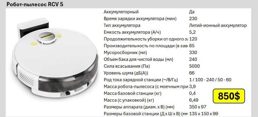 Робот-пылесос с влажной уборкой | Мощный | Новый